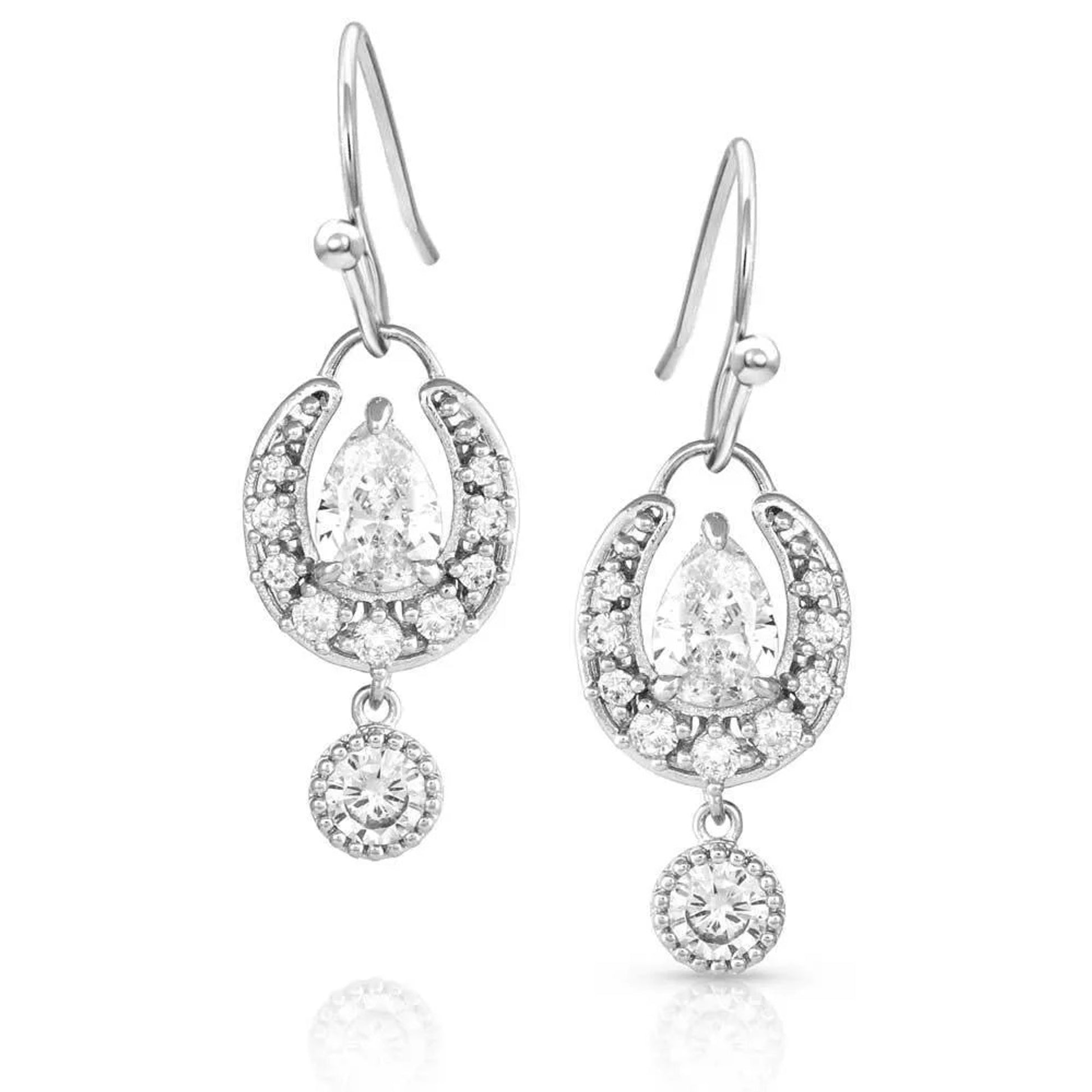 Montana Silversmiths Frozen Dew Drops Crystal Earrings