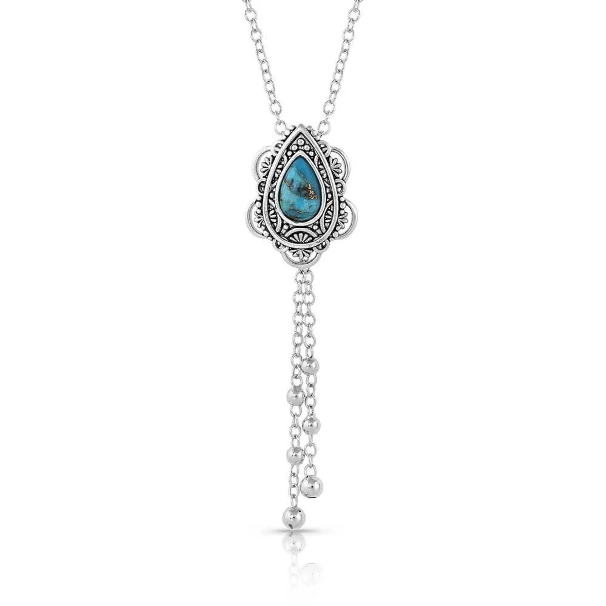 Montana Silversmiths Lady Guadalupe Dangle Stone Necklace