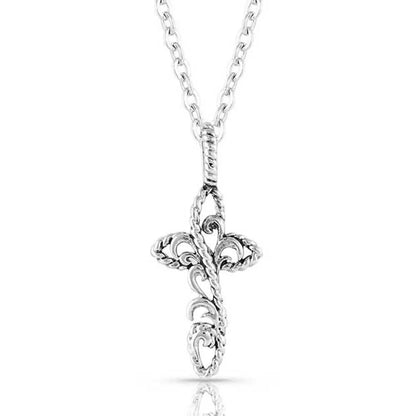 Montana Silversmiths Hold Steady Faith Cross Necklace