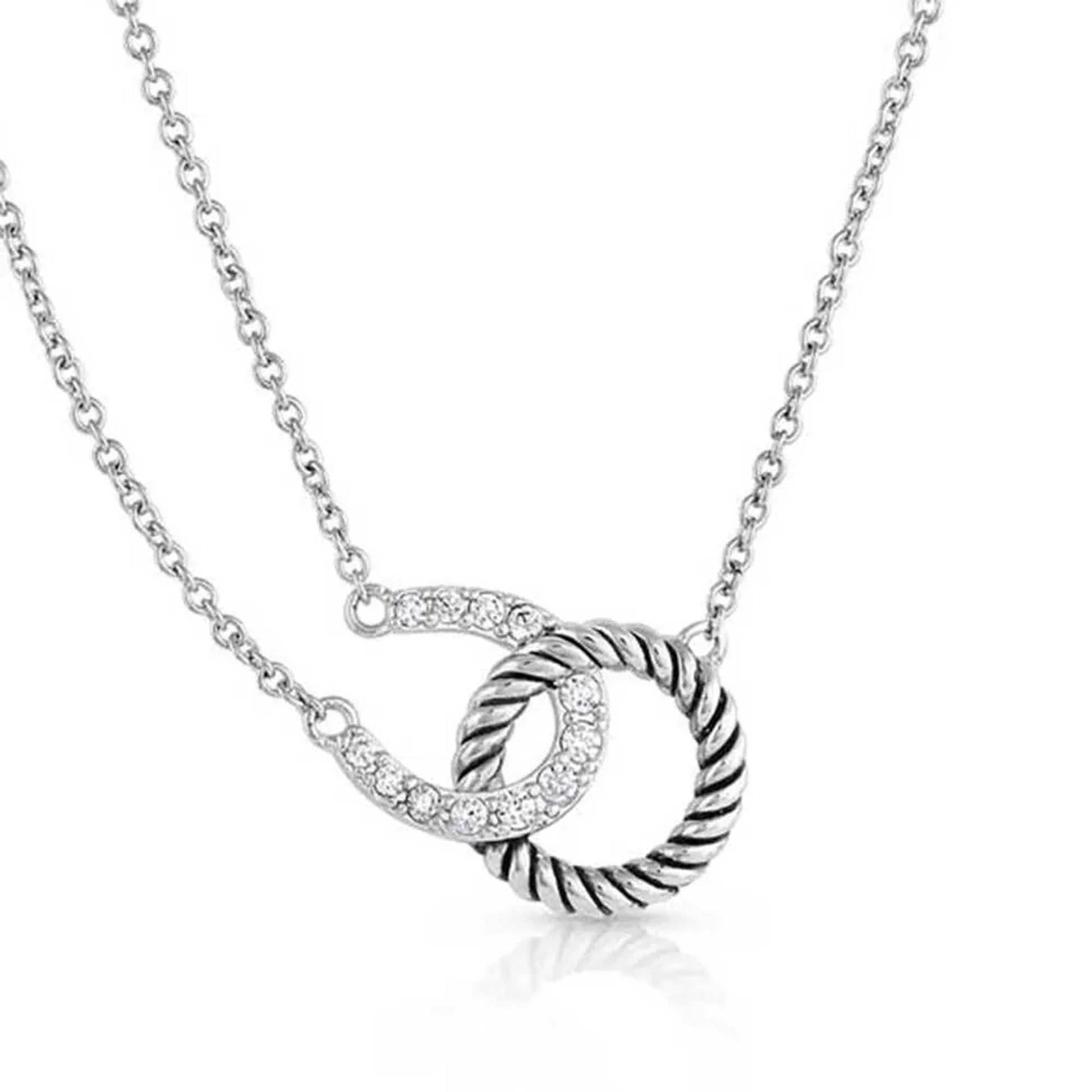 Montana Silversmiths Hooked On Luck Horseshoe Necklace