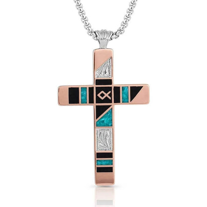 Montana Silversmiths Fishermen of Faith Cross Necklace
