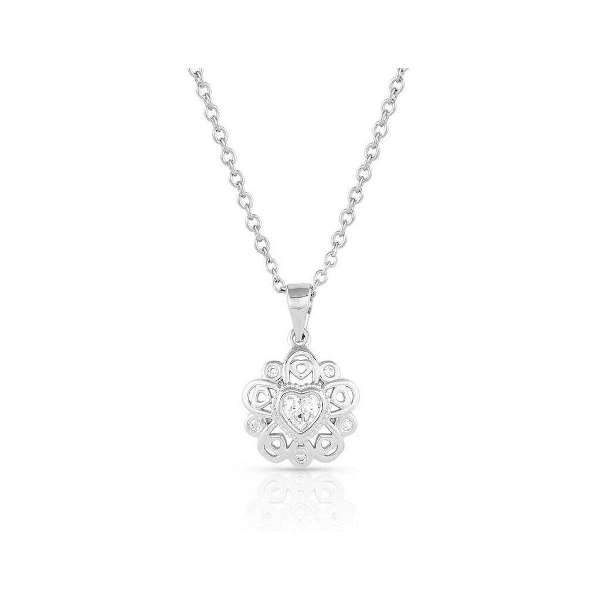 Montana Silversmiths Hidden Hearts Crystal Necklace