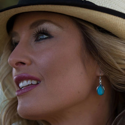 Montana Silversmiths Pursue the Wild Crowns of Glory Turquoise Earrings