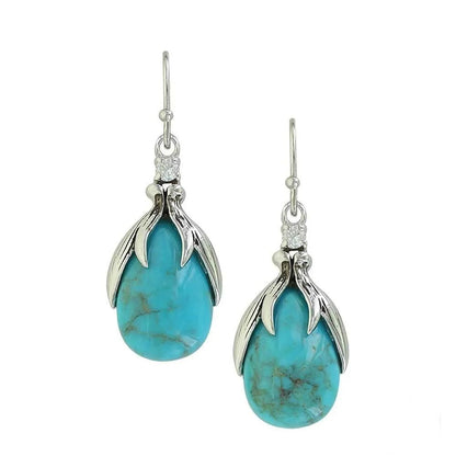 Montana Silversmiths Pursue the Wild Crowns of Glory Turquoise Earrings