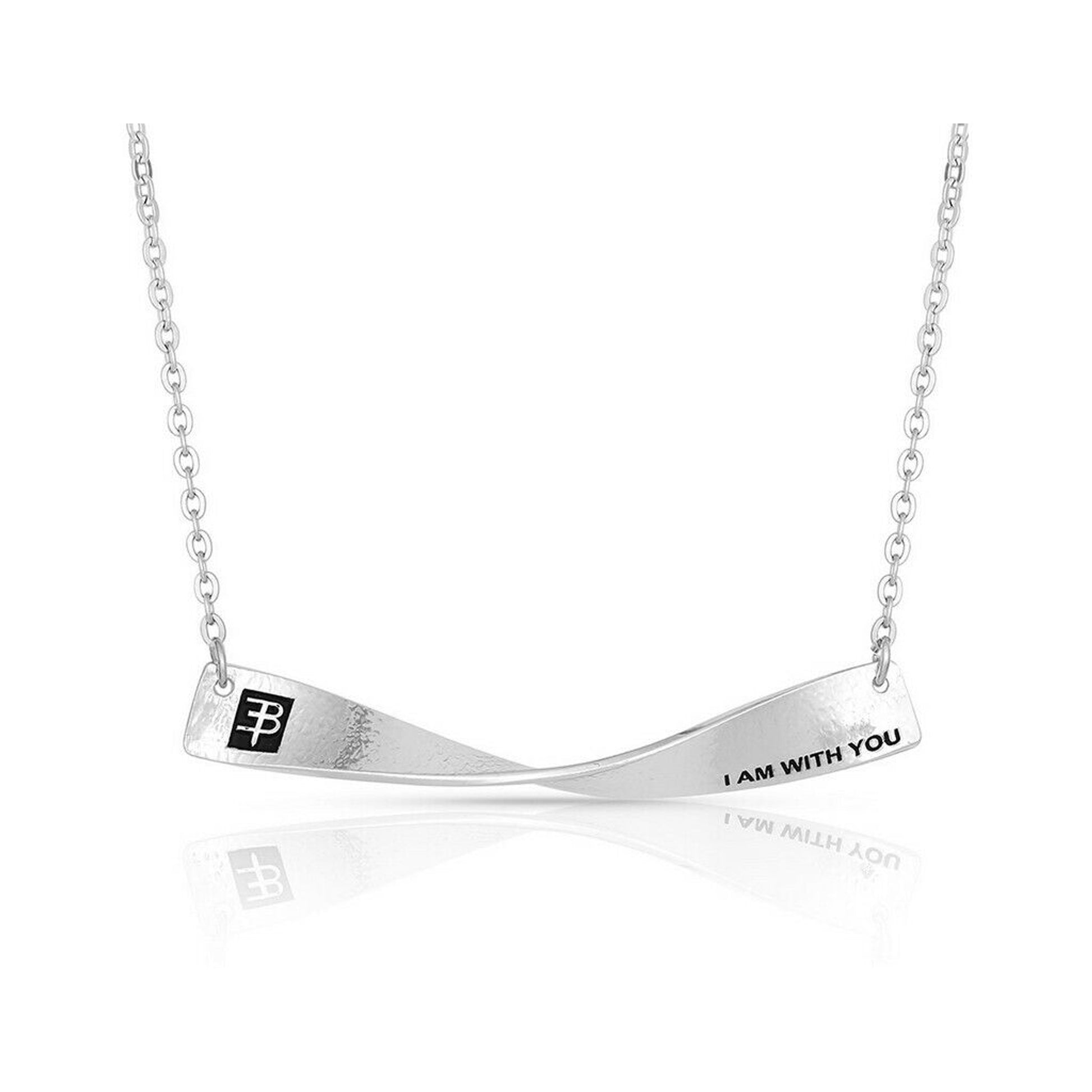 Montana Silversmiths Warrior Twisted Bar I Am With You Necklace