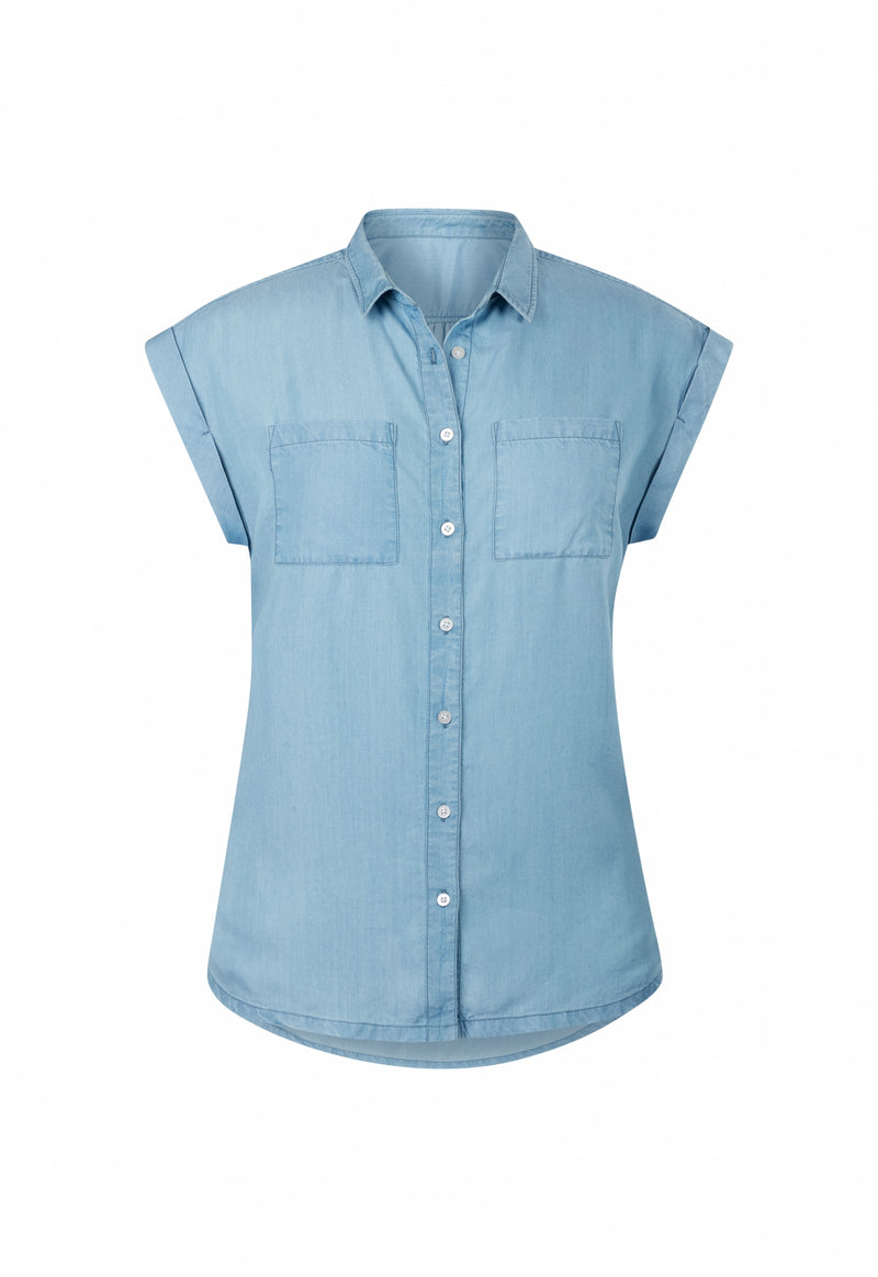 EQL by Kerrits Ladies Tencel Rolled Cuff Shirt