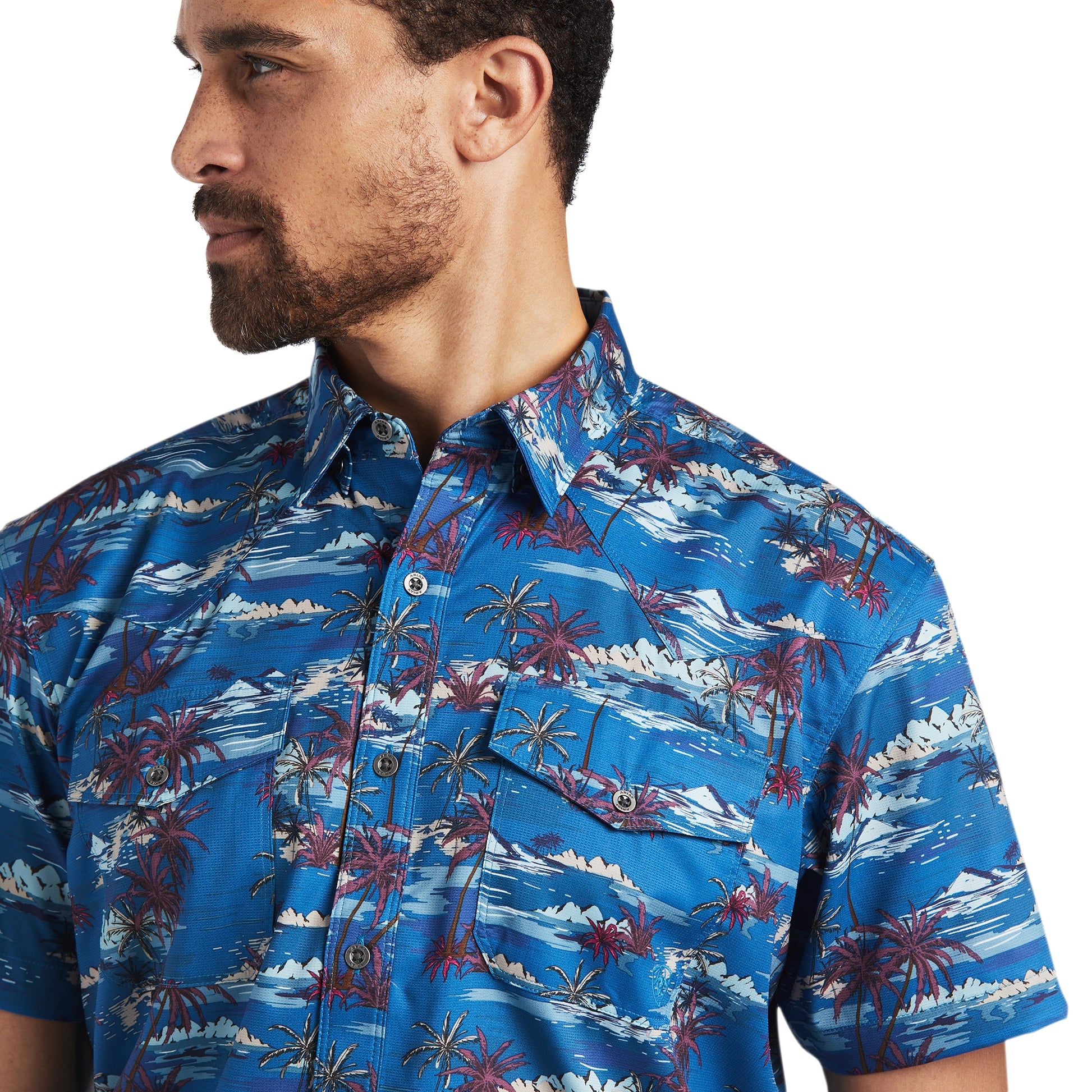 Ariat Mens VentTEK Western Fitted Shirt