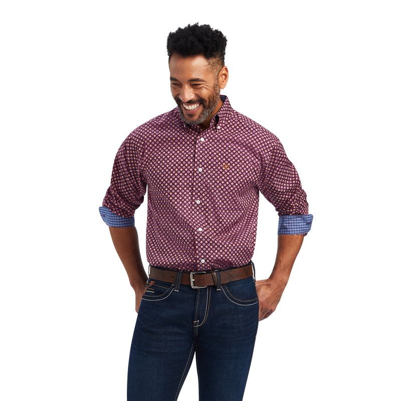 Ariat Mens Wrinkle Free Deklan Classic Fit Shirt