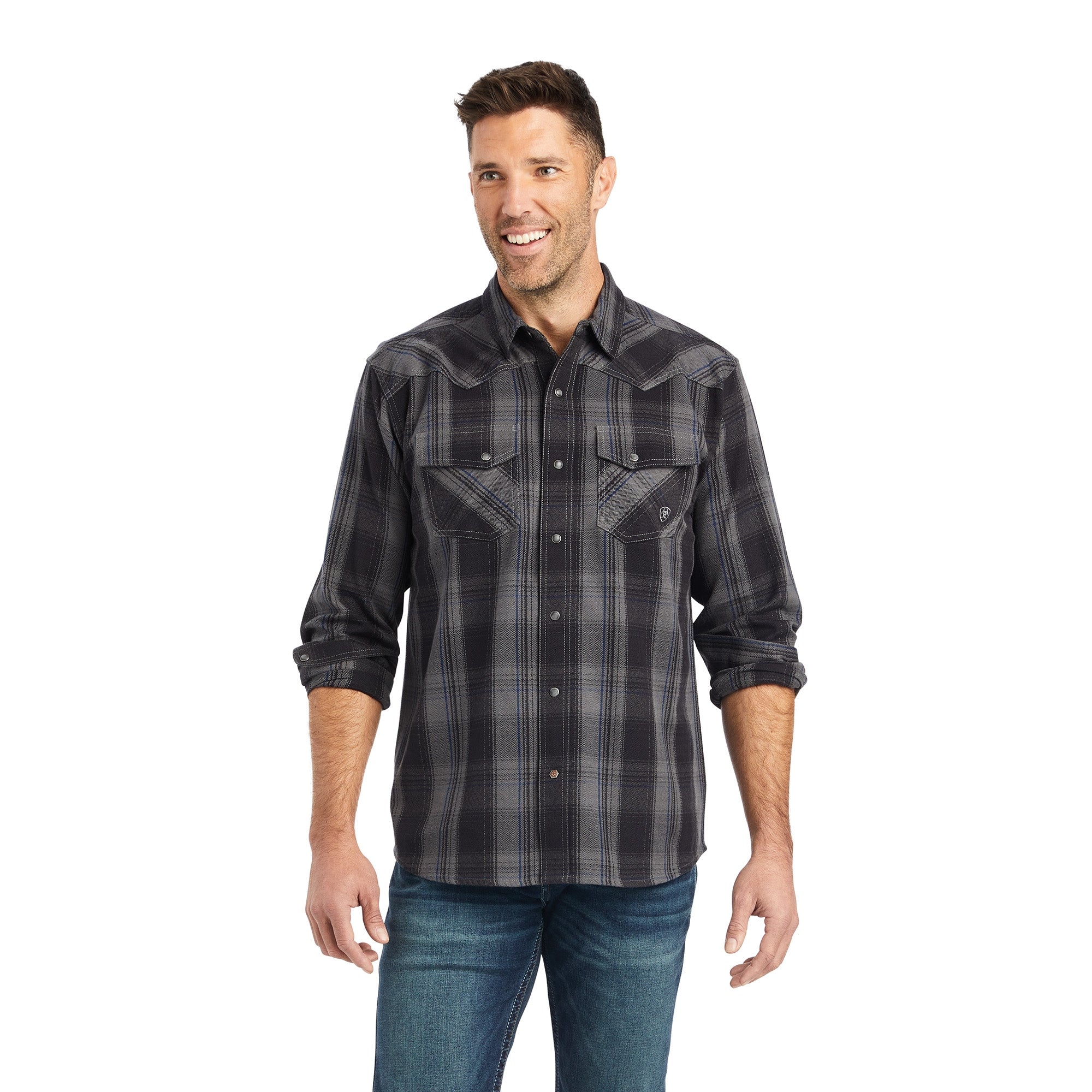 Ariat Mens Herrold Retro Fit Snap Shirt