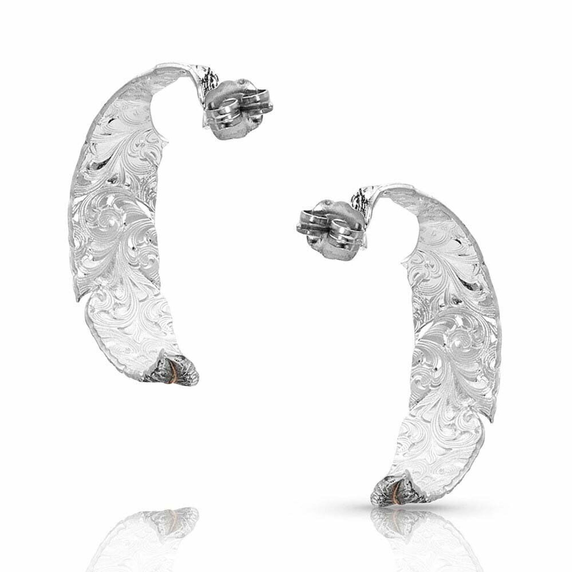 Montana Silversmiths Wind Dancer Hoop Earrings