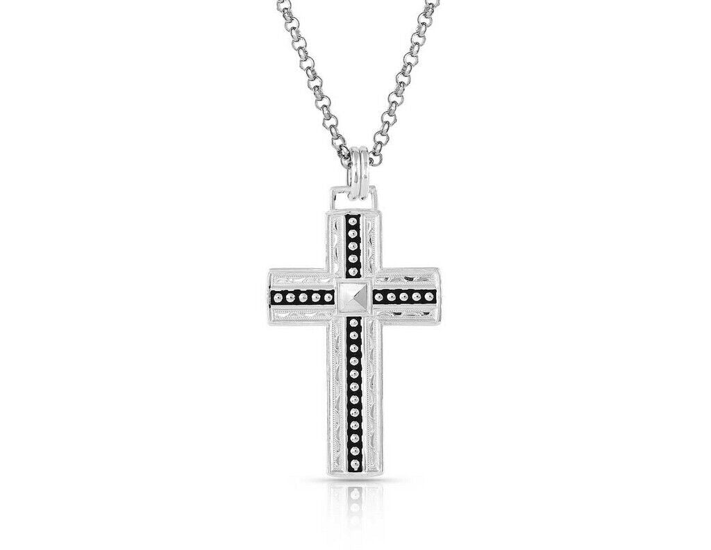 Montana Silversmiths Diamond Rio Cross Necklace
