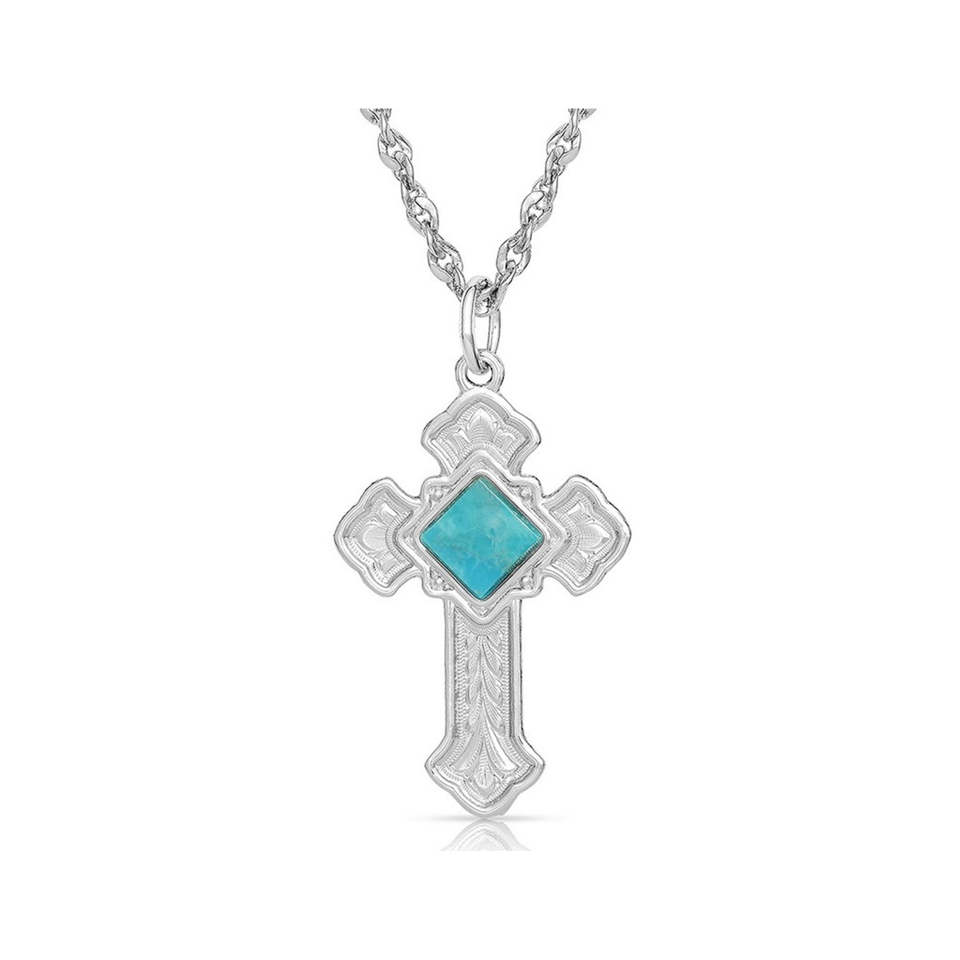 Montana Silversmiths Prosperity In Faith Cross Necklace