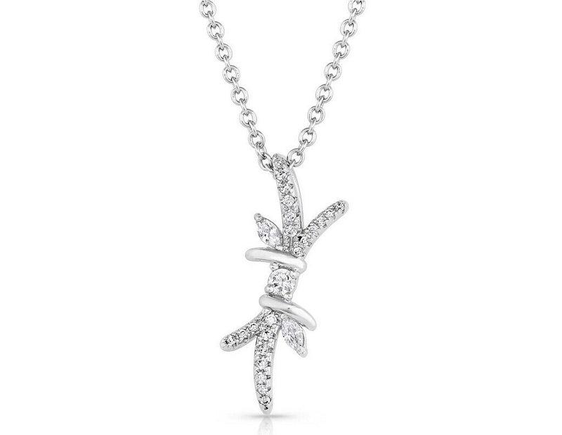 Montana Silversmiths Elevated Barbed Wire Necklace