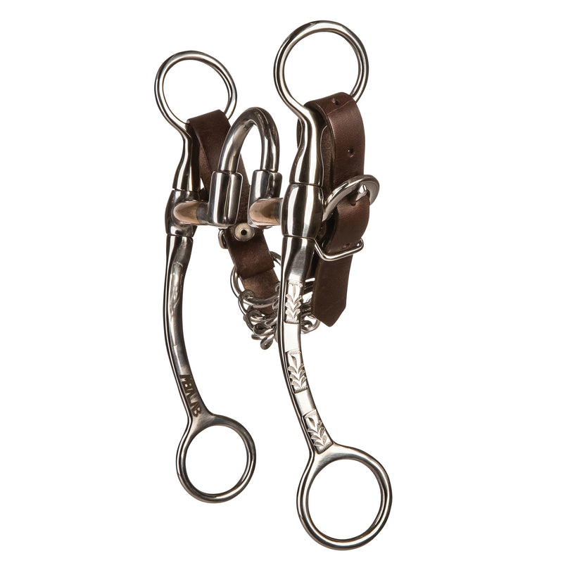Cowboy Tack Bernard Fonck Correctional Bit 7-1/2" Medium Shank Copper Cheeks