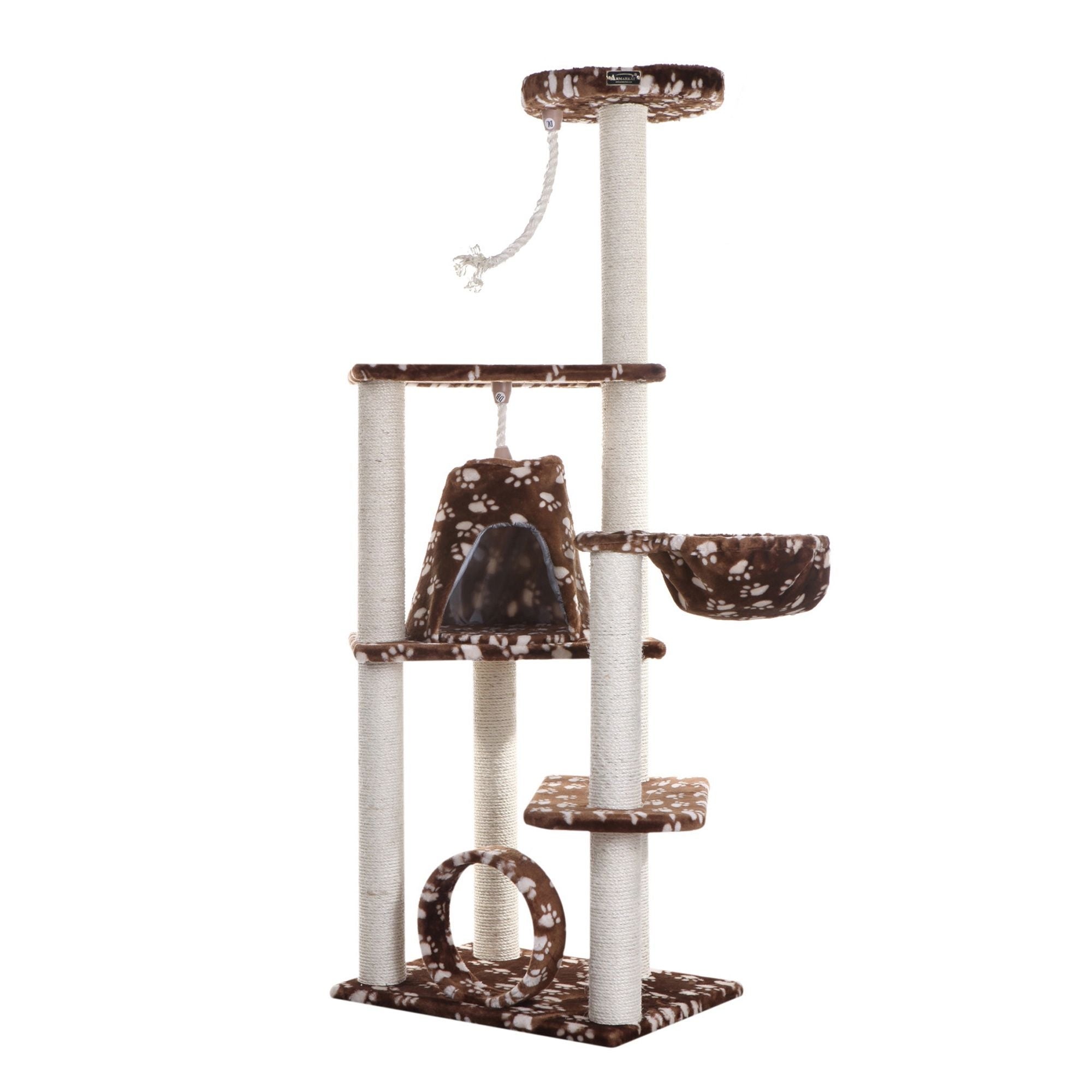 Armarkat Real Wood Cat Tree Model A6601 66in Paw