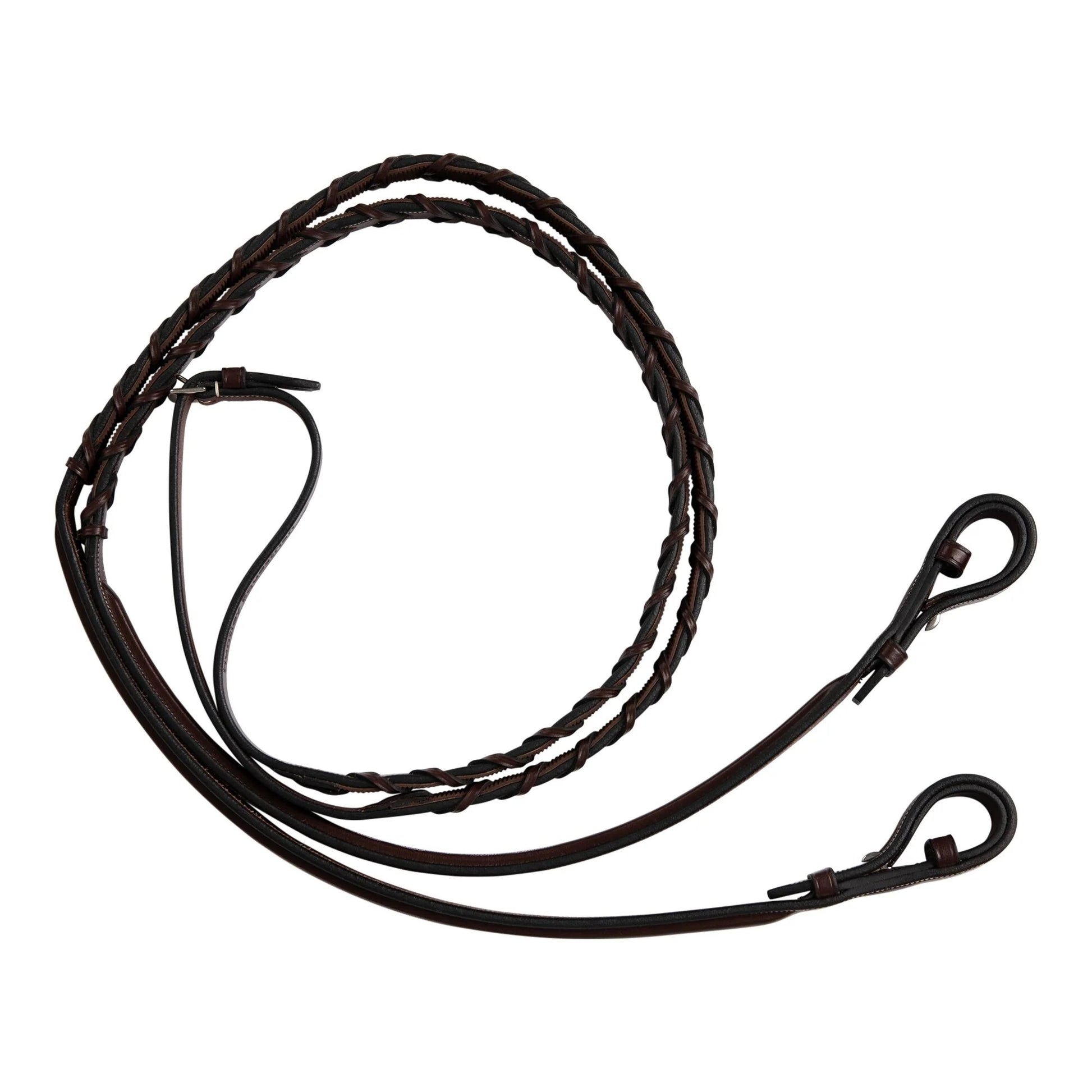 Huntley Fancy Stitch Rubber Laced Rein