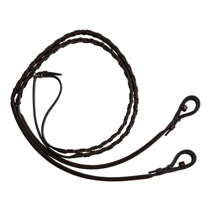 Huntley Fancy Stitch Rubber Laced Rein