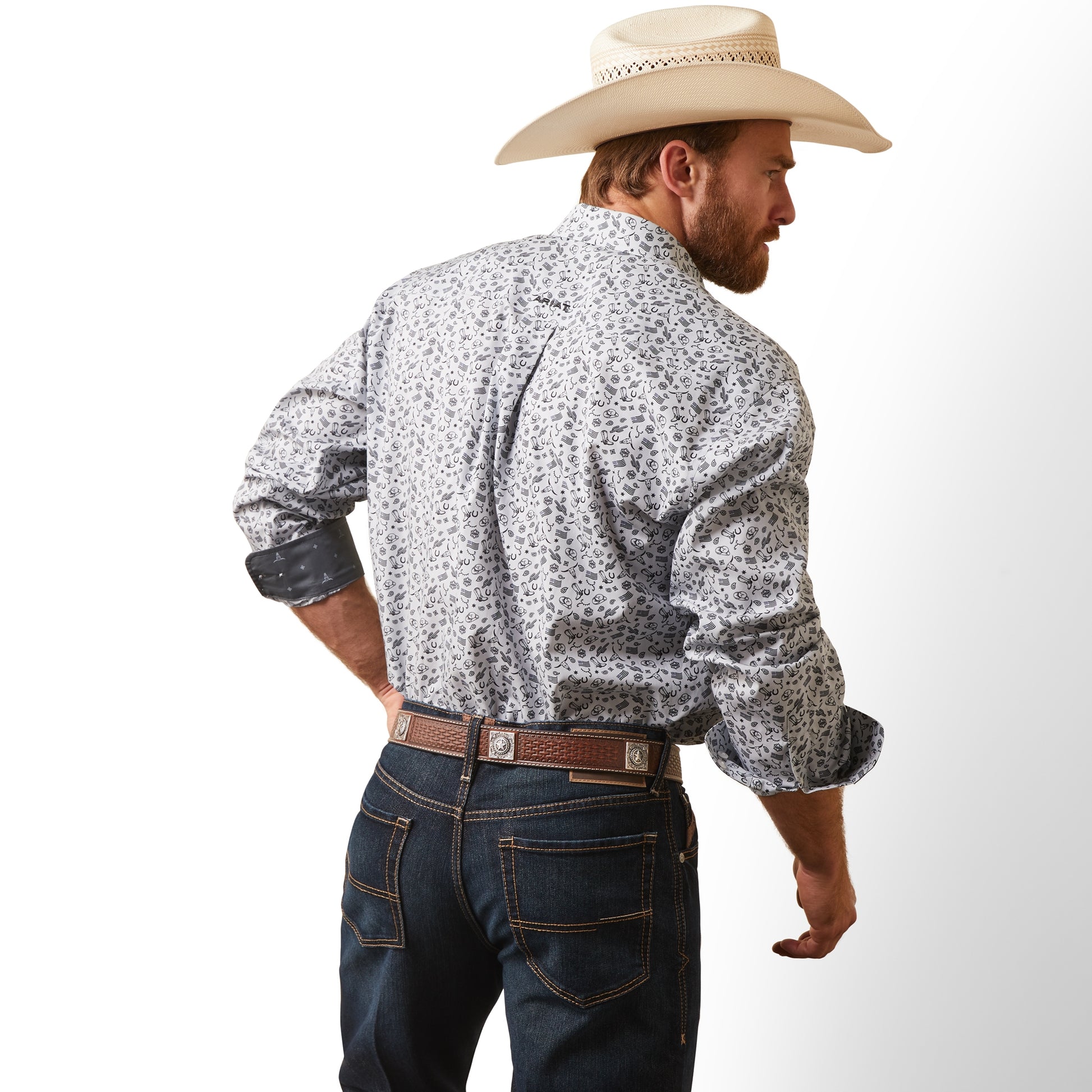Ariat Mens Wrinkle Free Fortune Classic Fit Shirt