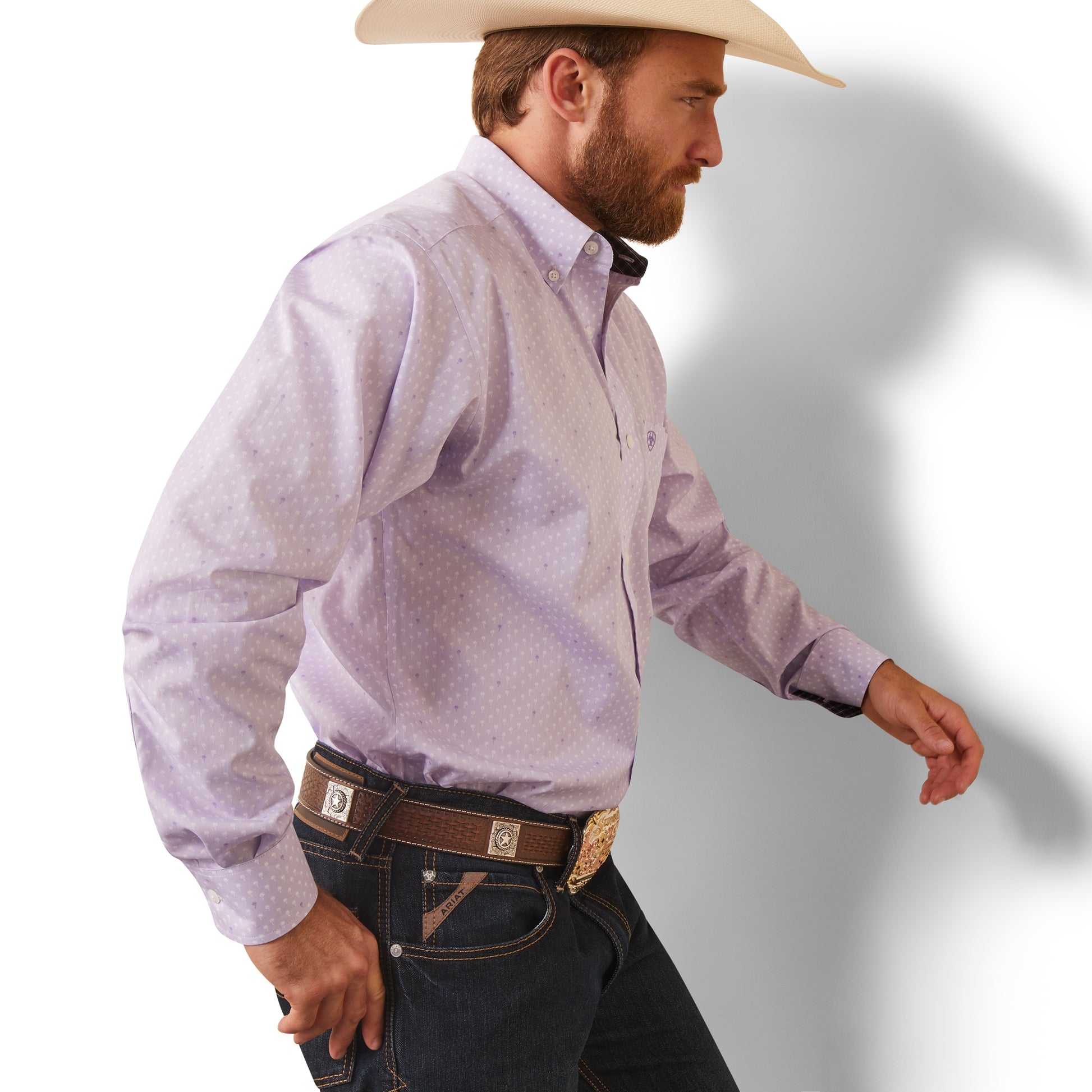 Ariat Mens Wrinkle Free Flynn Fitted Shirt