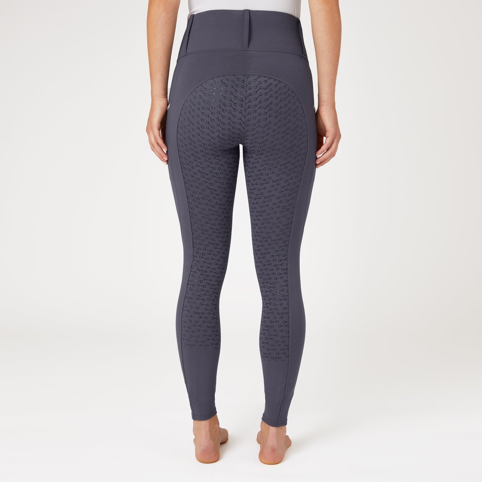Horze Ladies Lucinda High-Waist Tights with Silicone Full Grip