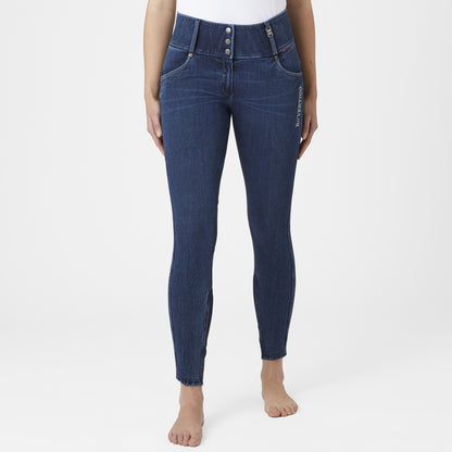 B Vertigo Ladies Dianne Denim Full Seat Breeches