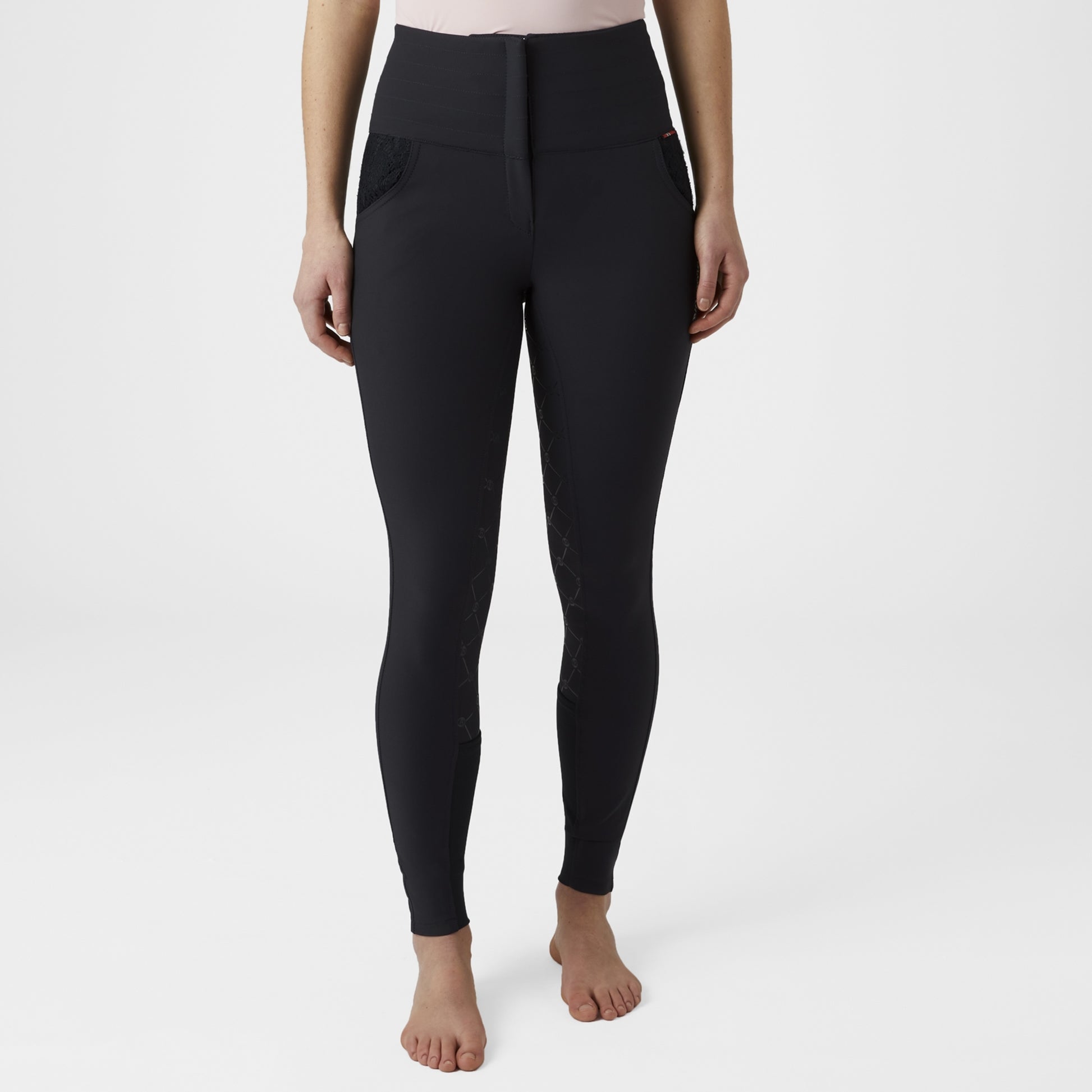 B Vertigo Ladies Natalia Sculpting Full Seat Breeches With Lace Detail