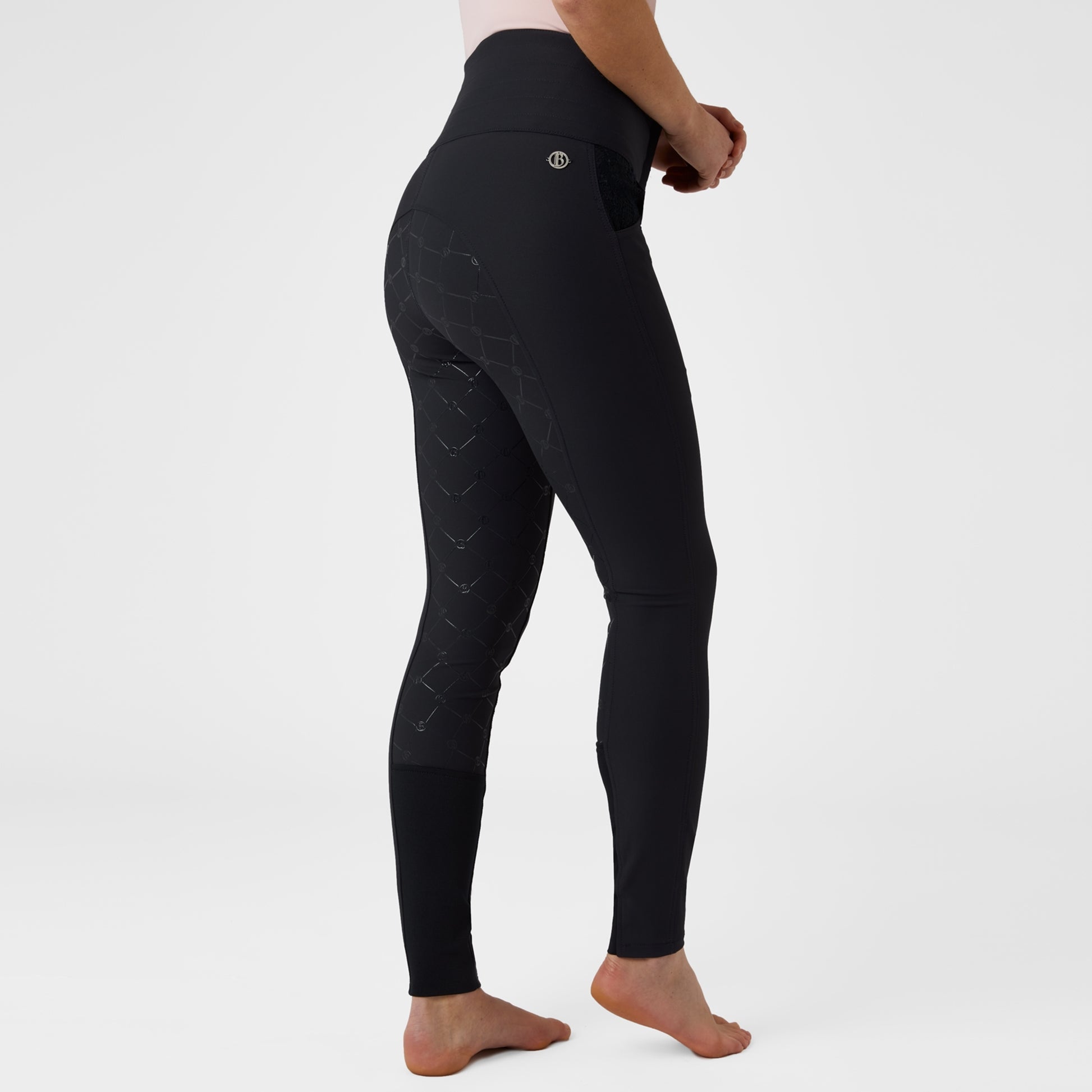 B Vertigo Ladies Natalia Sculpting Full Seat Breeches With Lace Detail