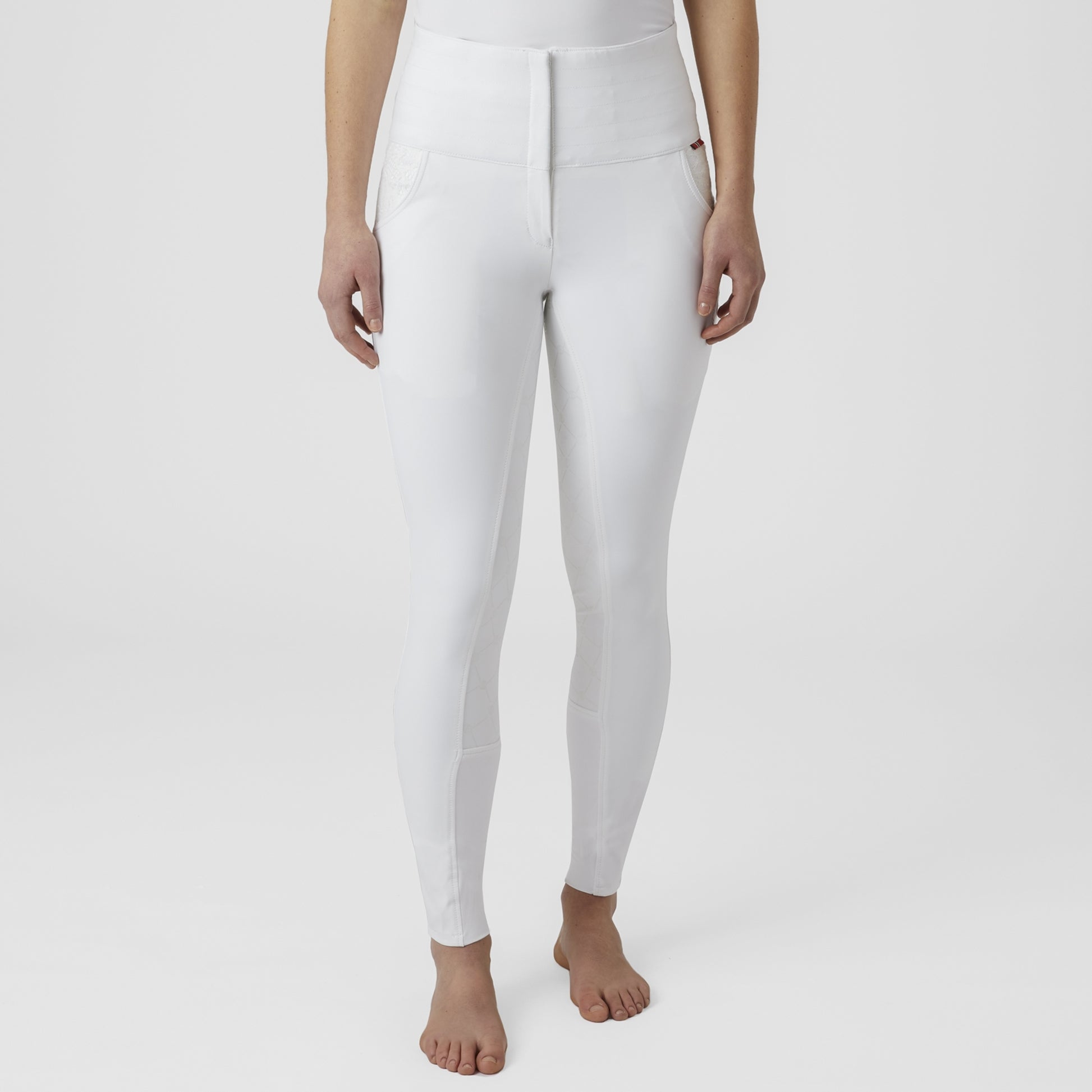 B Vertigo Ladies Natalia Sculpting Full Seat Breeches With Lace Detail