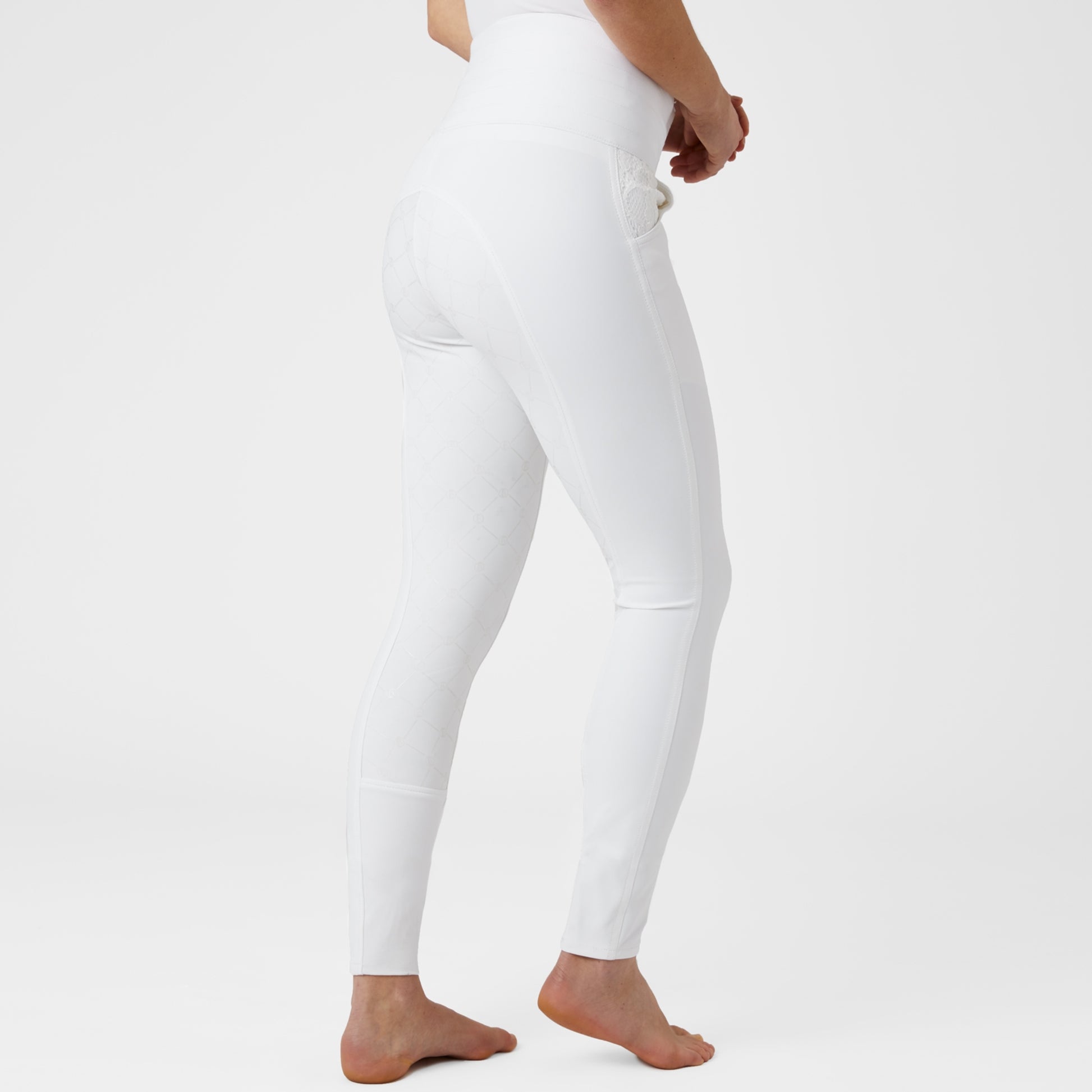 B Vertigo Ladies Natalia Sculpting Full Seat Breeches With Lace Detail
