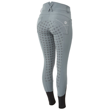 Horze Ladies Queenie Silicone Full Seat Breeches with Crystals