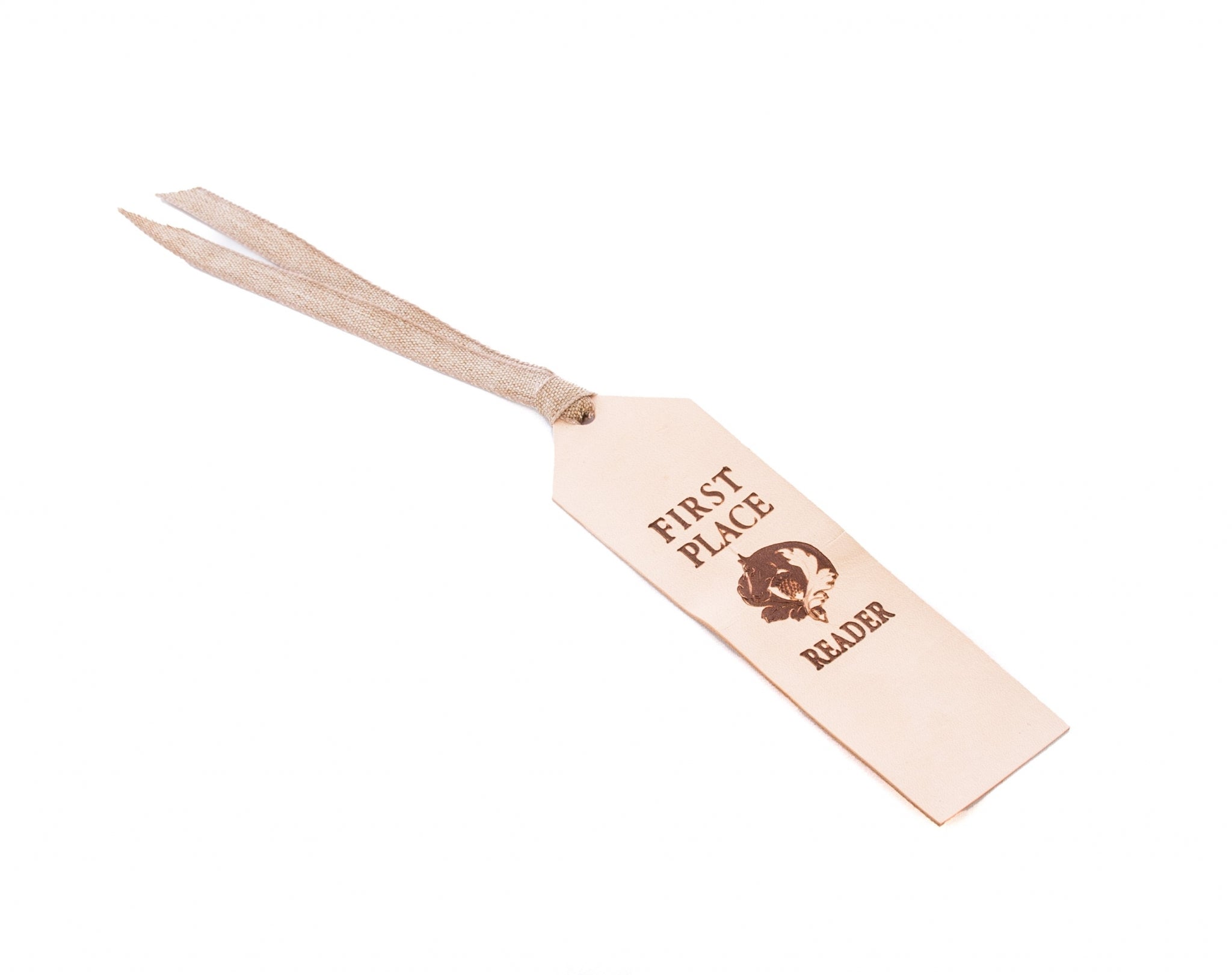 Lady Thistle Handcrafted Leather Bookmark