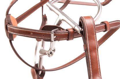 Huntley Sedgwick Fancy Stitched Figure 8 Noseband