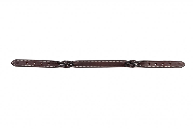 Perri's Twisted Leather Crown Piece