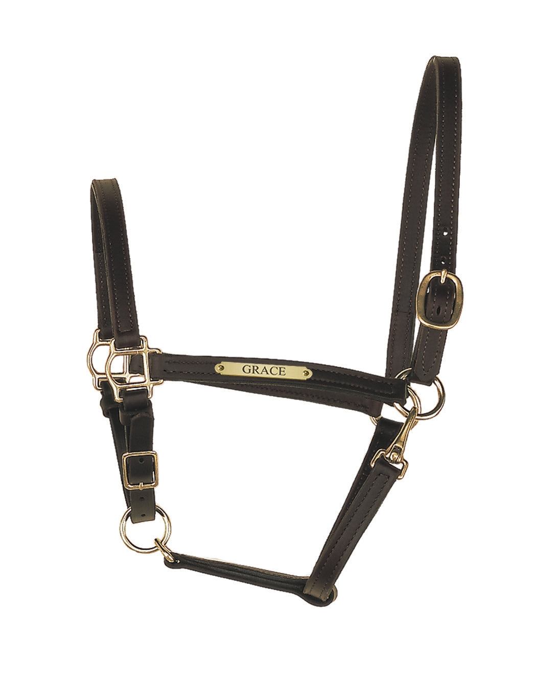 Perri's Personalized 3/4" Leather Turnout Halter