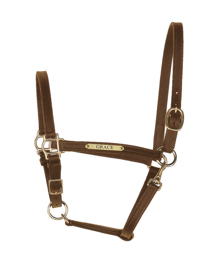 Perri's Personalized 3/4" Leather Turnout Halter