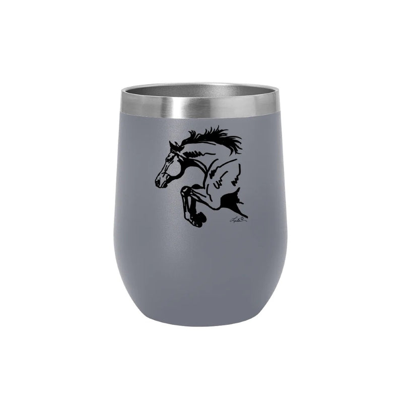 AWST Int'l Lila Jumper Stainless Steel Wine Tumbler with Slide Top