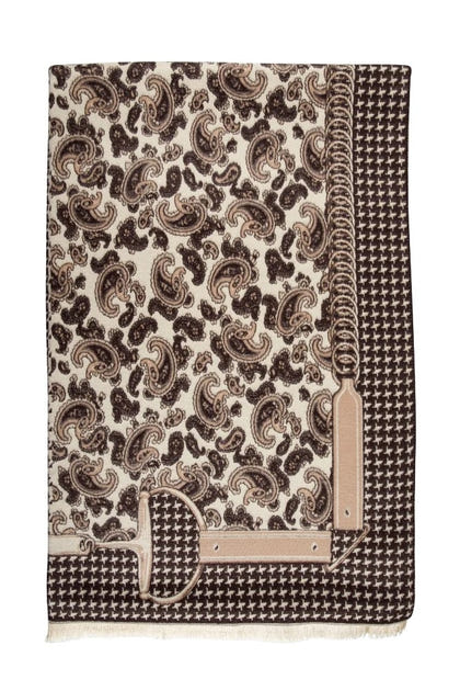 AWST Int'l Acrylic Cashmere Snaffle Bit and Houndstooth Scarf/Shawl