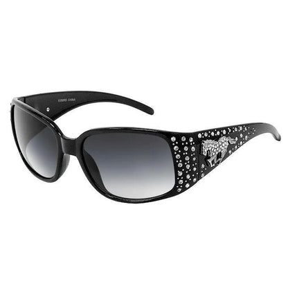 AWST Int'l Galloping Horse Sunglasses- Embelished with Rhinestones - Set of 12