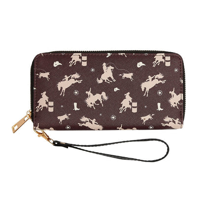 AWST Int'l "Lila" Rodeo Clutch Wallet