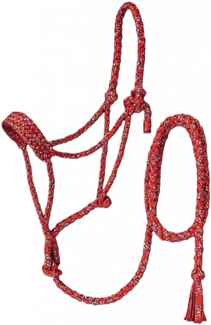 Tough1 Premium Mule Tape Halter with Lead