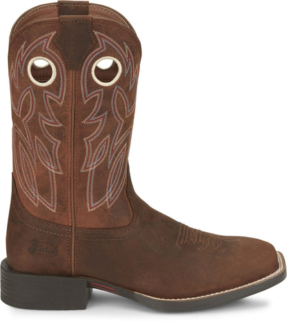 Justin Mens Bowline 11" Western Boots