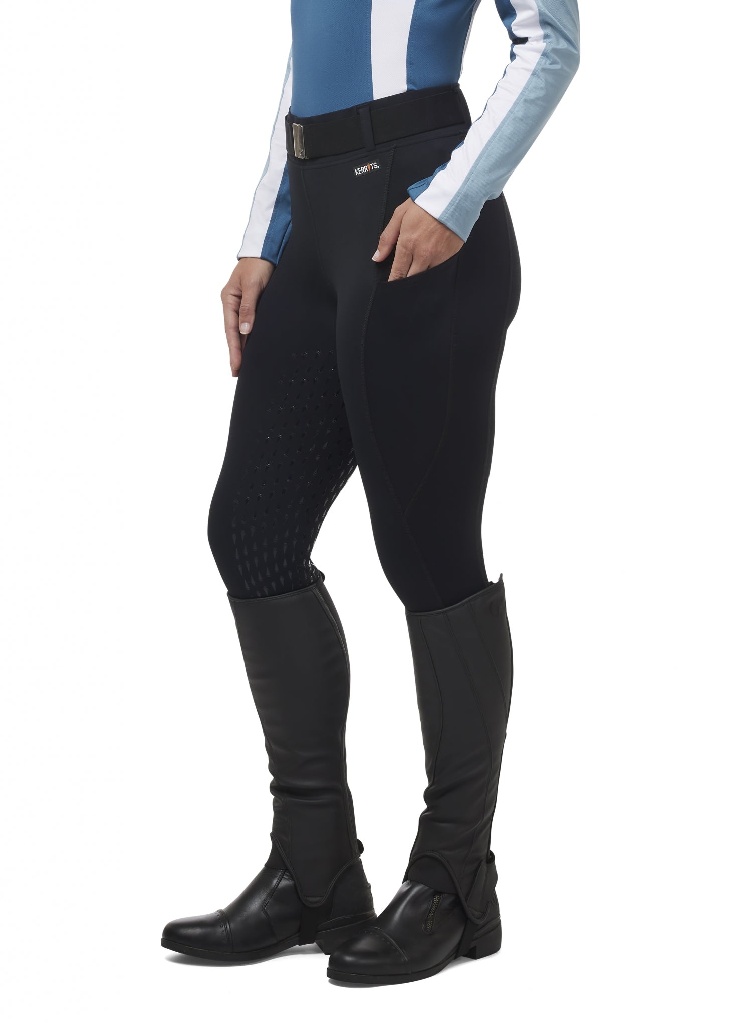 Kerrits Ladies Coolcore Silicone Full Leg Riding Tech Tights
