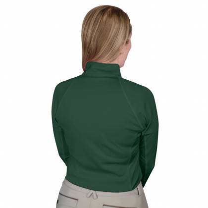 Ovation Ladies Quarter Zip Long Sleeve Sun Shirt