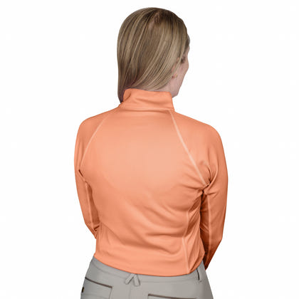 Ovation Ladies Quarter Zip Long Sleeve Sun Shirt