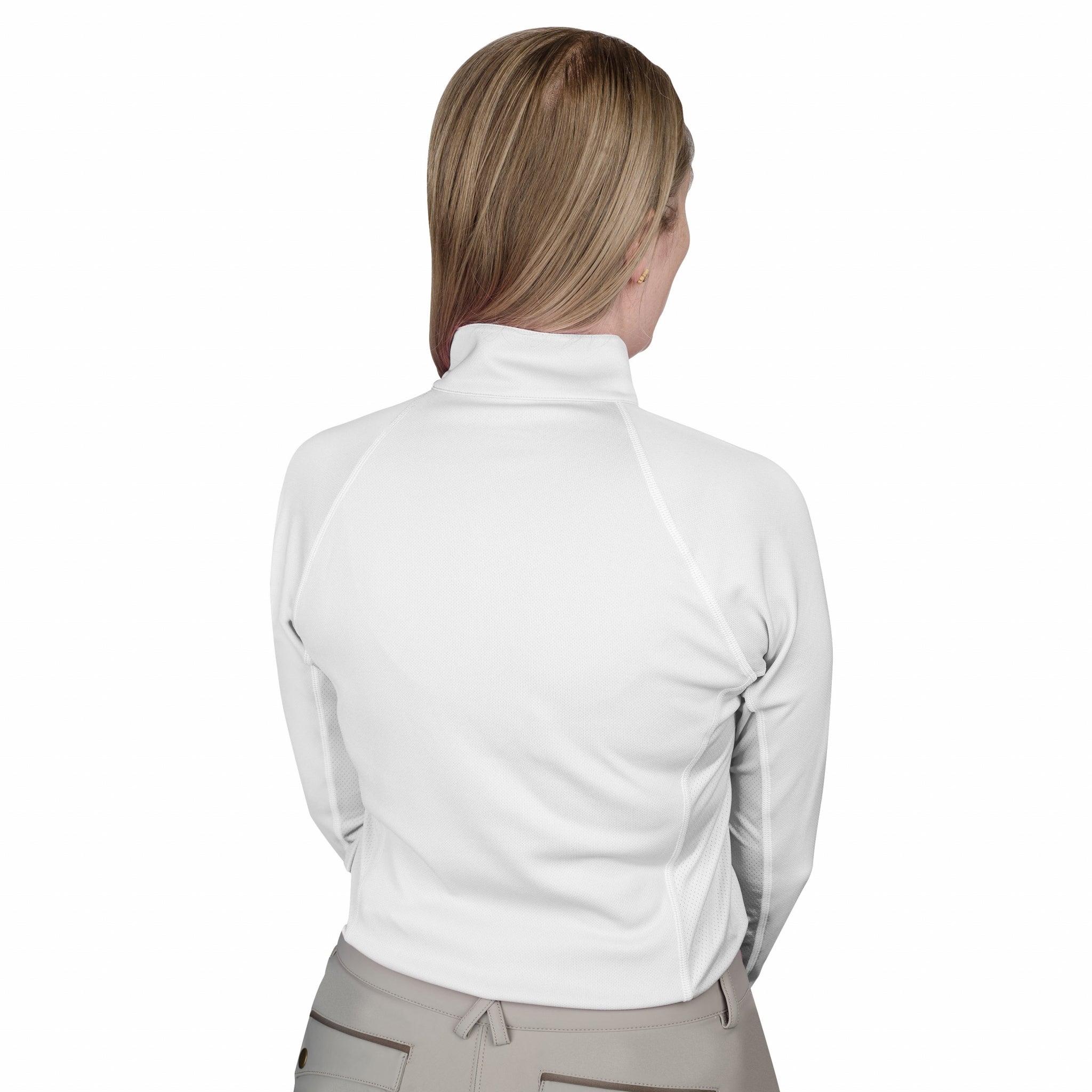 Ovation Ladies Quarter Zip Long Sleeve Sun Shirt