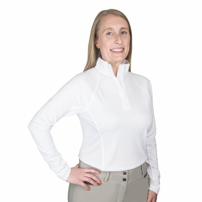 Ovation Ladies Quarter Zip Long Sleeve Sun Shirt
