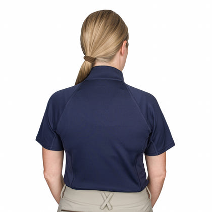 Ovation Ladies Quarter Zip Short Sleeve Sun Shirt