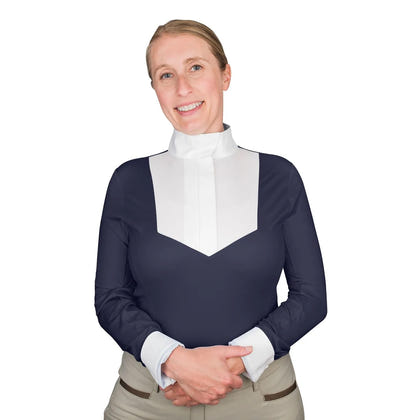 Ovation Ladies Bib Front Long Sleeve Show Shirt