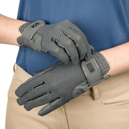 TuffRider Ladies Cool Breeze Summer Riding Gloves with Honeycomb Mesh