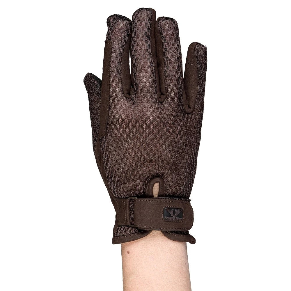 TuffRider Ladies Double Up Air Mesh Half Chap and Glove Set